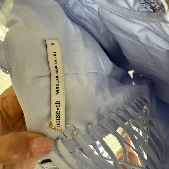 Emily Blue Floral House of CB Dress - Picture 5 of 5